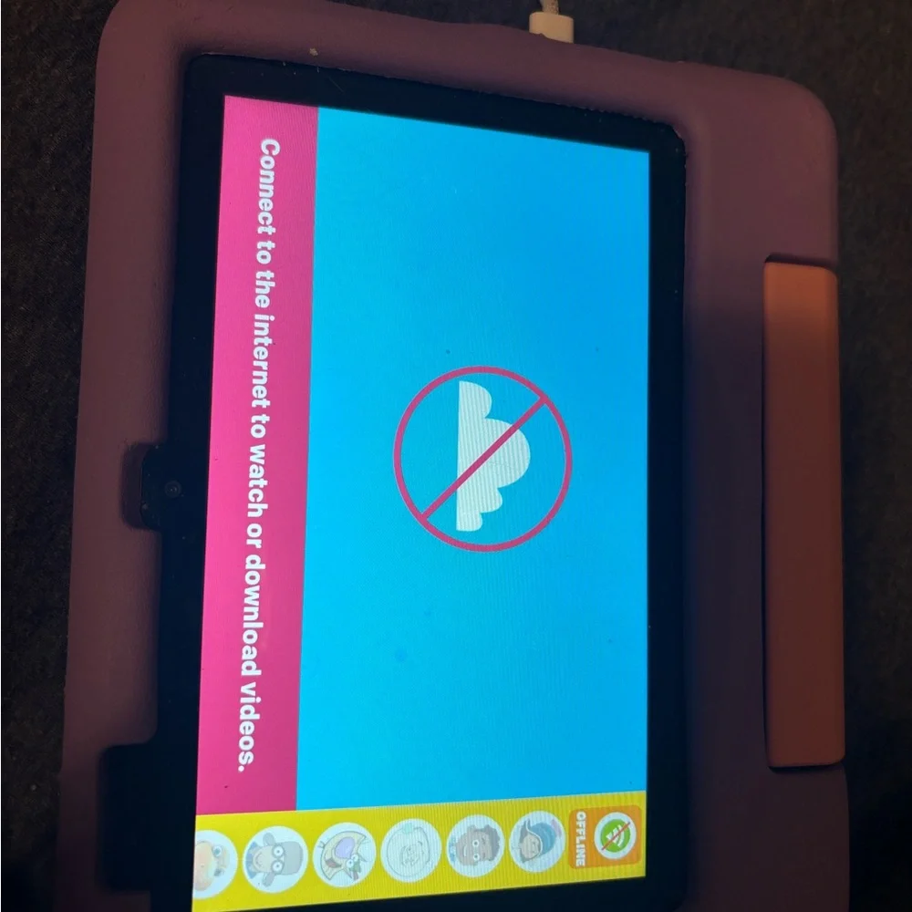 Barely used Amazon fire kids tablet comes with charger. OBO